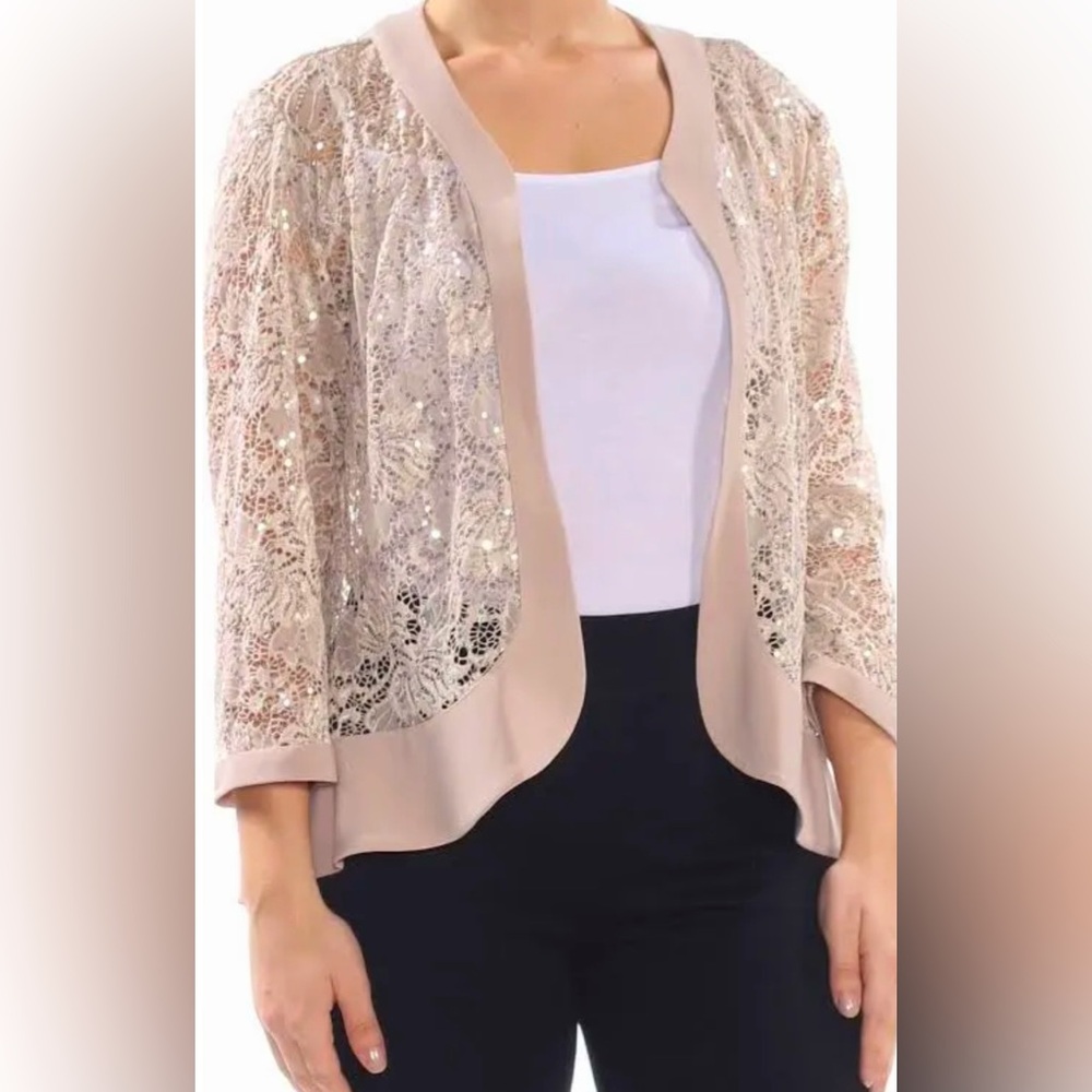 Sequin Lace Women's light jacket  sz L